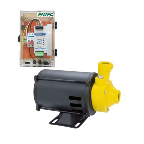 Kit Bomba Monoestágio Famac Solar FSP80-1 1 Cv 42V Trifásico + Inversor incluso