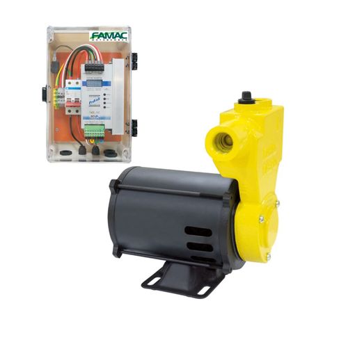 Kit Bomba Monoestágio Famac Solar FASP80-1 1 Cv 42V Trifásico + Inversor incluso
