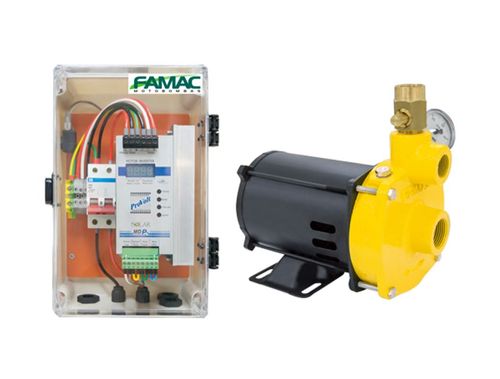 Kit Bomba Monoestágio Famac Solar FSG-S 128mm 1 Cv 42V Trifásico + Inversor incluso