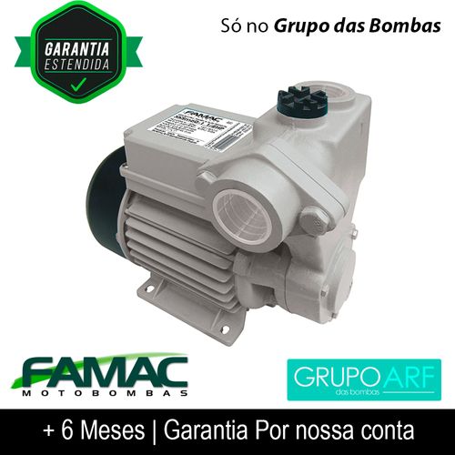 Bomba Autoaspirante Monoestagio FAMAC XKSALM75-1-1,0CV-70MM-BR-220V Monofasico